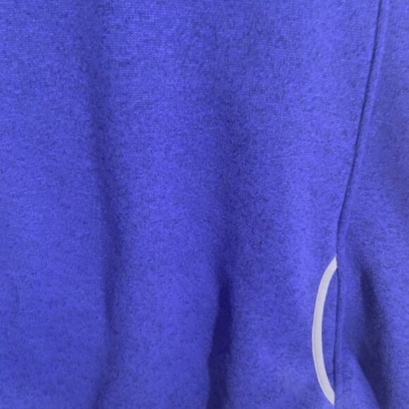 LL Bean Women's Blue Soft Warm 1/4 Zip Comfy Pullover Fleece - Size L - Picture 3 of 6